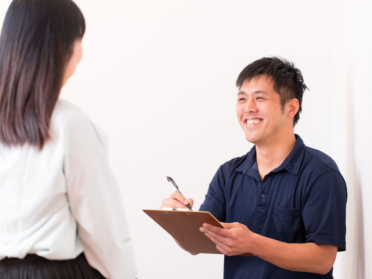 小川ん家のカウンセリング風景・丁寧にヒアリング